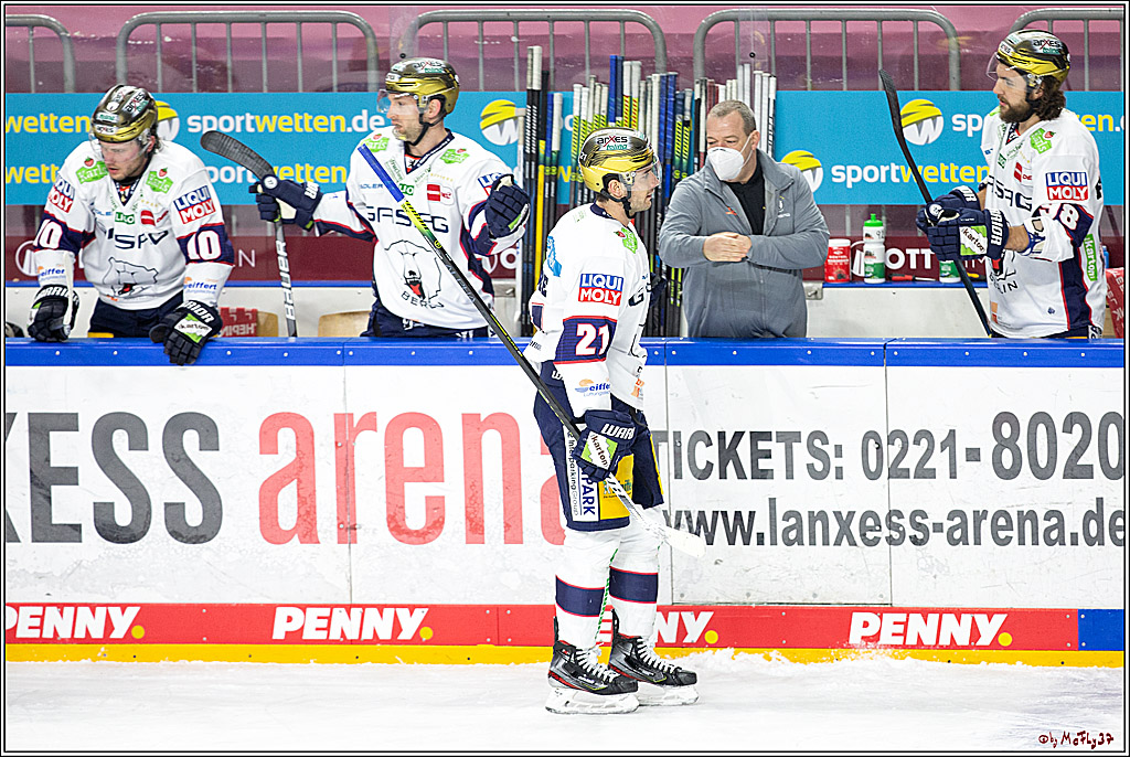 PENNY DEL;  Koelner Haie - Eisbaeren Berlin; Koeln, 19.02.2021